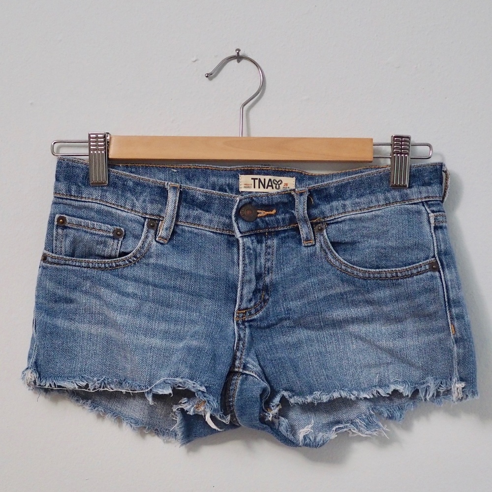 TNA Aritzia Denim Shorts